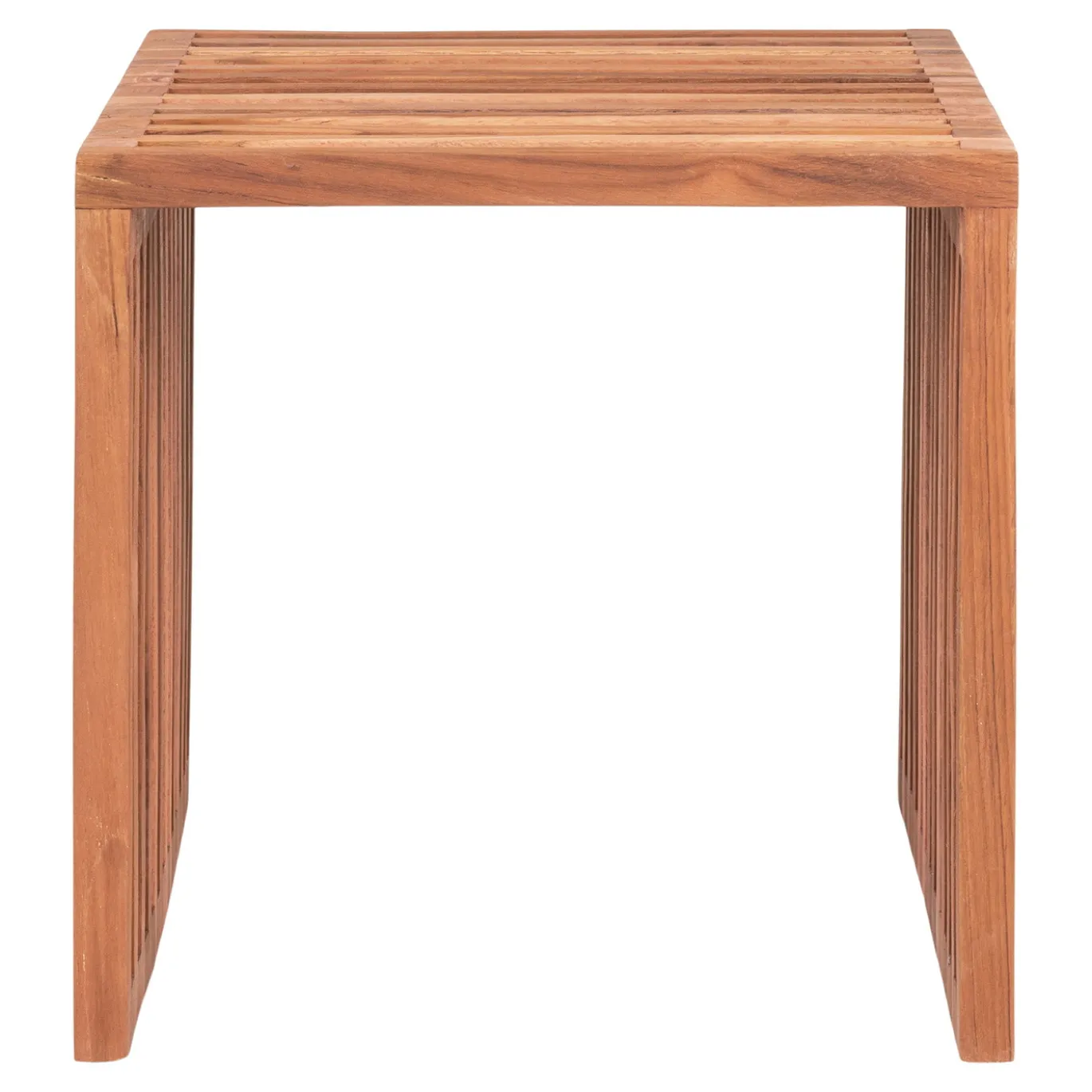House Nordic Bijzettafel Pego Teakhout Naturel 40x40x40cm