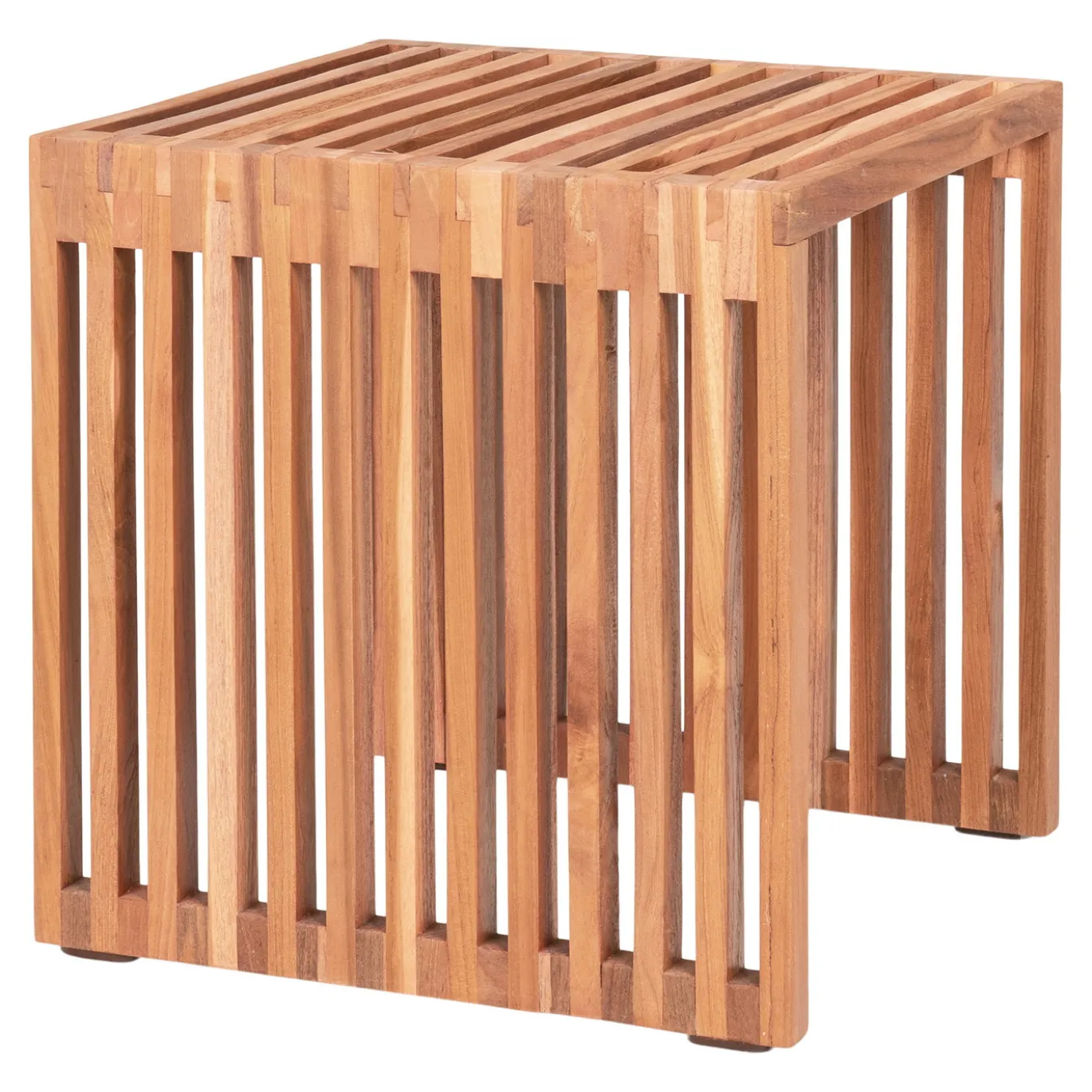 House Nordic Bijzettafel Pego Teakhout Naturel 40x40x40cm