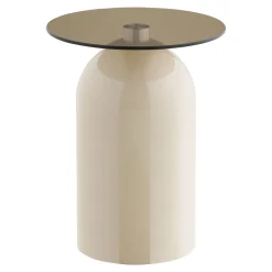 House Nordic Bijzettafel Ravello Grijs/Beige ø40cm