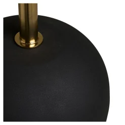 House Nordic Bijzettafel Sirone Donkerbruin/Zwart Ø30cm