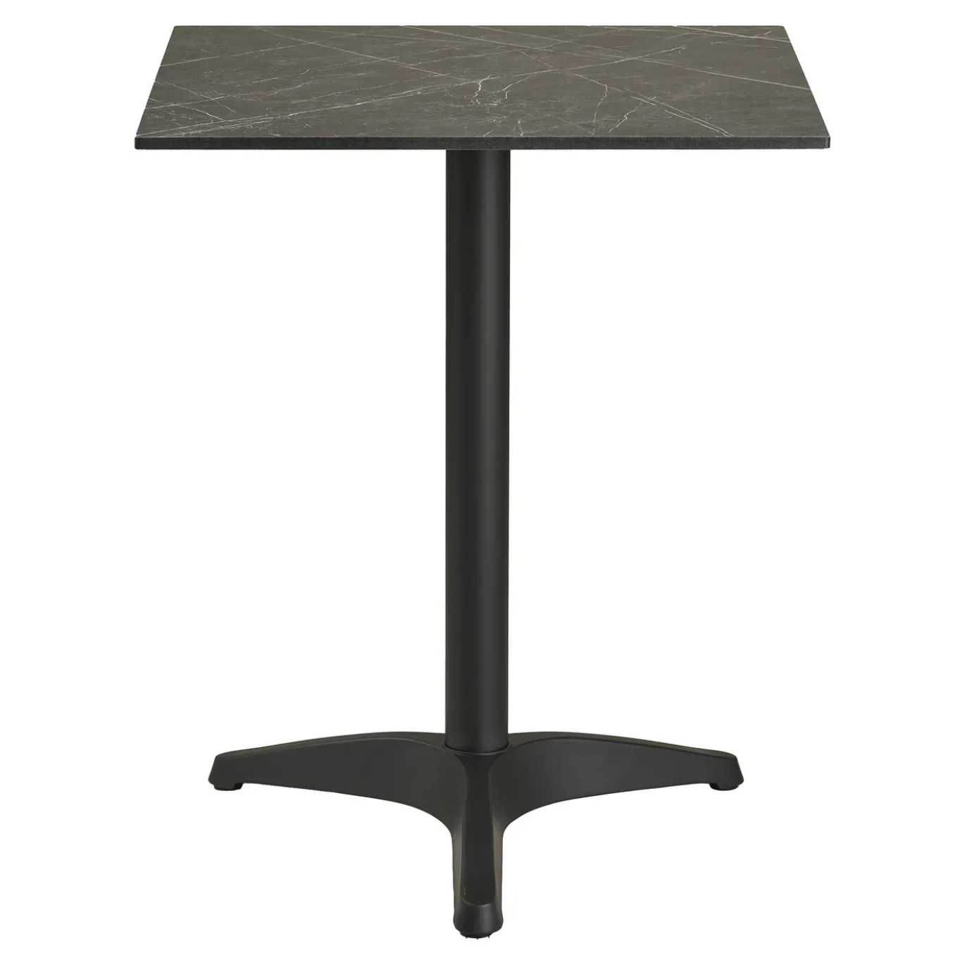 House Nordic Bistrotafel Marmerlook Aluminium 60x60cm
