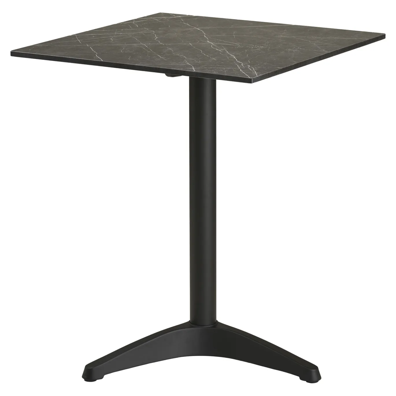 House Nordic Bistrotafel Marmerlook Aluminium 60x60cm