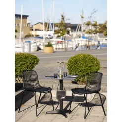 House Nordic Bistrotafel Marmerlook Aluminium 60x60cm