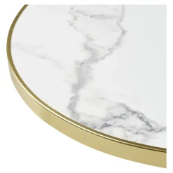 House Nordic Bistrotafel Marmerlook Aluminium ø60cm