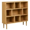House Nordic Boekenkast Oshawa Eikenfineer Naturel
