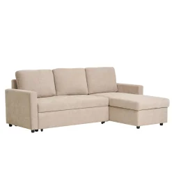 House Nordic Chaise Longue Slaapbank Belfast met Opslag Zand