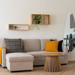 House Nordic Chaise Longue Slaapbank Belfast met Opslag Zand