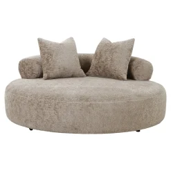 House Nordic Daybed Cairo Chenille Rond Naturel