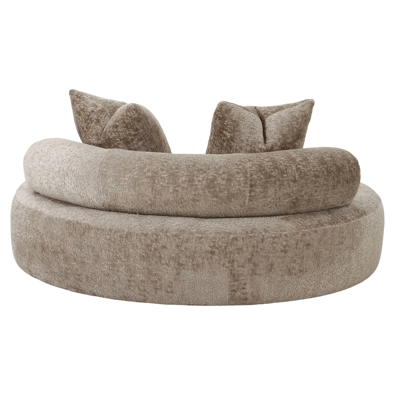 House Nordic Daybed Cairo Chenille Rond Naturel