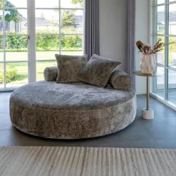 House Nordic Daybed Cairo Chenille Rond Naturel