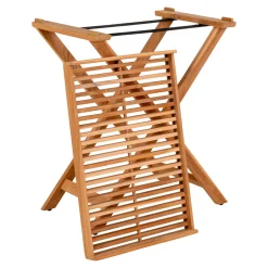House Nordic Dienblad Tafel Ronda Teak Naturel 60x40x70cm
