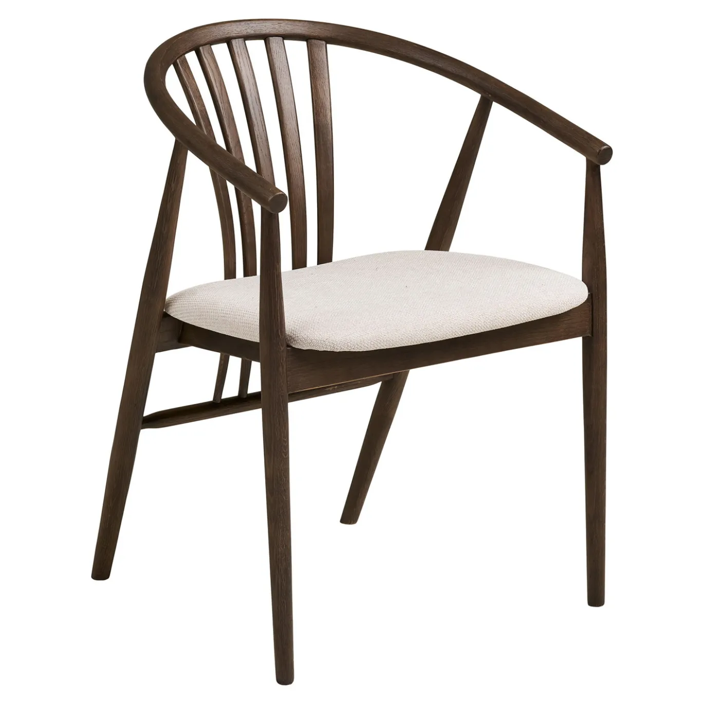 House Nordic Eetkamerset Athens Rond en Agustin met 4 stoelen