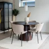 House Nordic Eetkamerset Bolton en Maceda - Eettafel met 4 Eetkamerstoelen