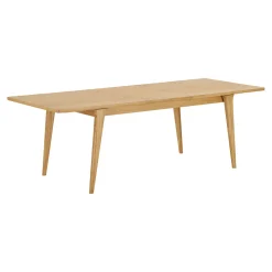 House Nordic Eetkamerset Darwin en Agustin met 6 stoelen Naturel