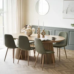 House Nordic Eetkamerset Osaka en Stockholm met 6 stoelen