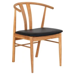 House Nordic Eetkamerstoel Artenara Eiken Naturel/Zwart