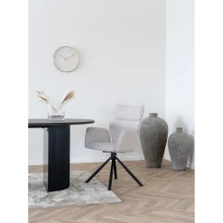 House Nordic Eetkamerstoel Cordoba Staal Lichtgrijs