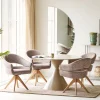 House Nordic Eetkamerstoel Dover Draaibaar Bruin/Naturel