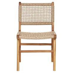 House Nordic Eetkamerstoel Derby Zonder Armleuning Teak Naturel