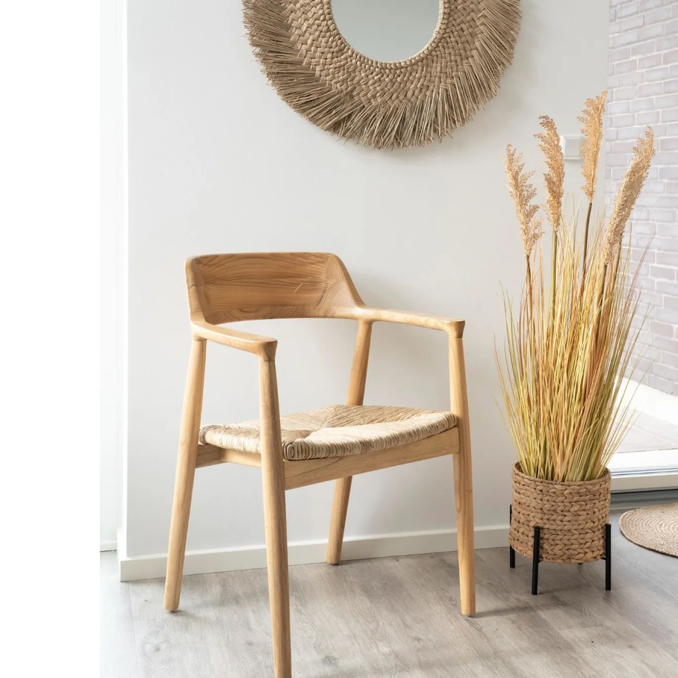 House Nordic Eetkamerstoel Getafe Hout Naturel