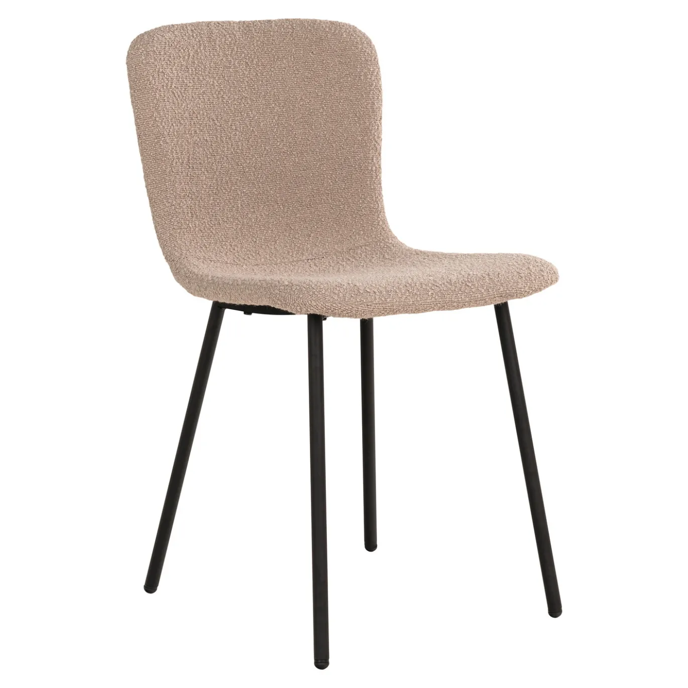 House Nordic Eetkamerstoel Halden Bouclé Beige