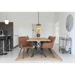 House Nordic Eetkamerstoel Harbo Vintage Bruin
