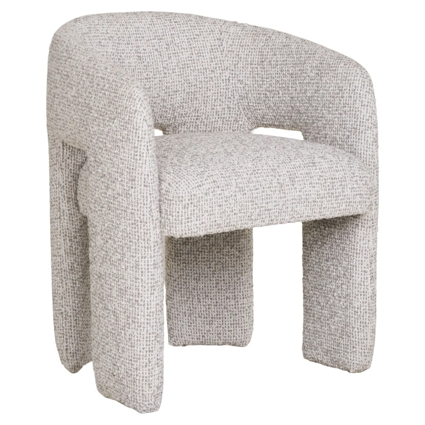 House Nordic Eetkamerstoel Monroe Polyester Naturel