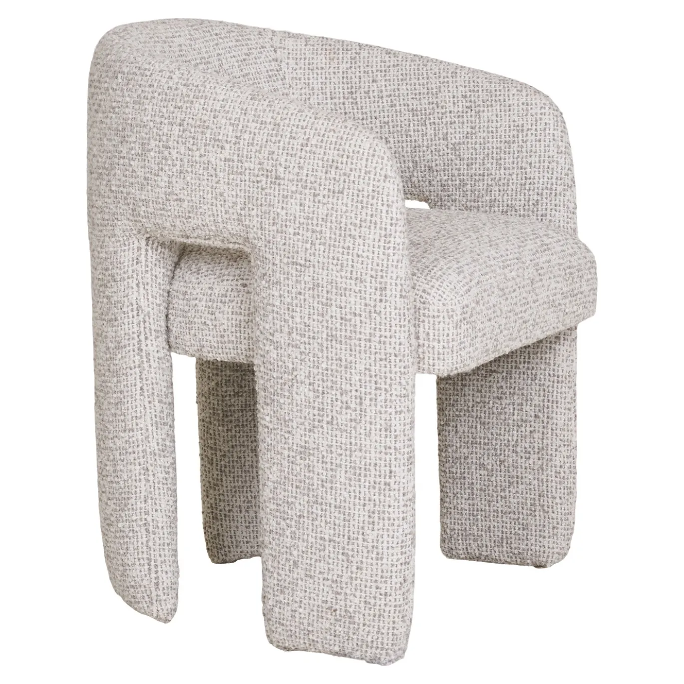 House Nordic Eetkamerstoel Monroe Polyester Naturel