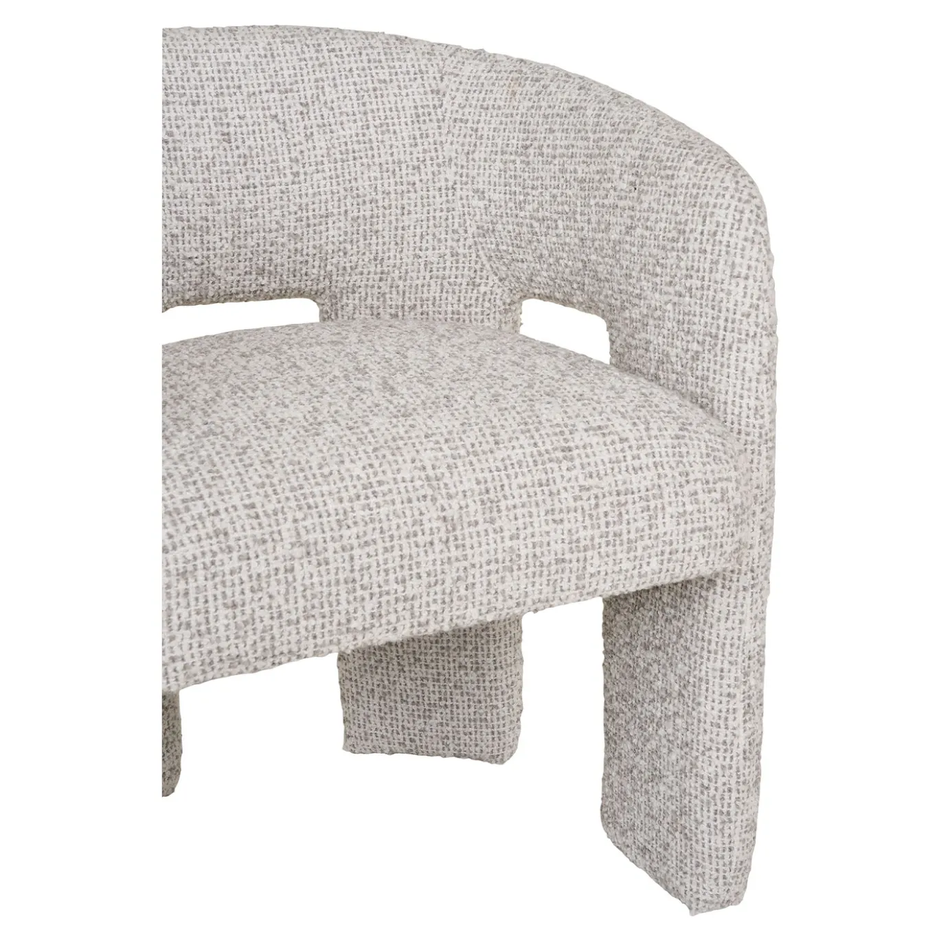 House Nordic Eetkamerstoel Monroe Polyester Naturel