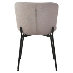 House Nordic Eetkamerstoel Maceda Bouclé Beige