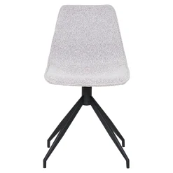 House Nordic Eetkamerstoel Monaco Swivel Bouclé Zand