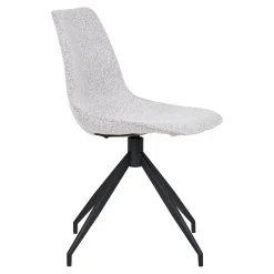 House Nordic Eetkamerstoel Monaco Swivel Bouclé Zand