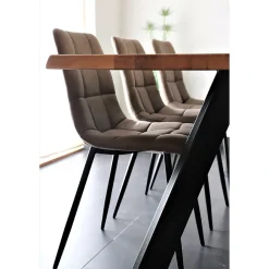 House Nordic Eetkamerstoel Middelfart Lichtbruin