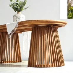 House Nordic Eettafel Berja Teak Naturel 200cm
