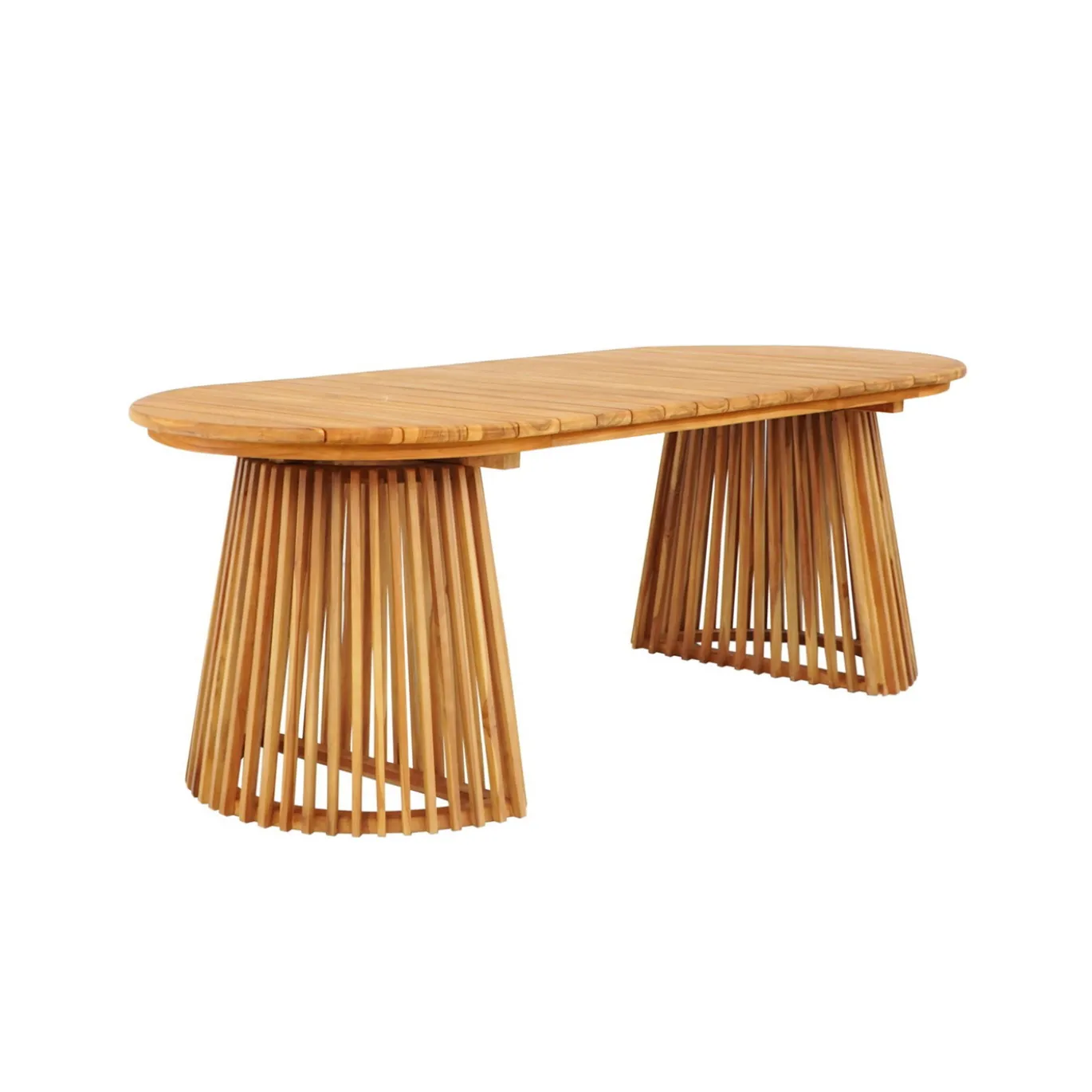 House Nordic Eettafel Berja Teak Naturel 200cm