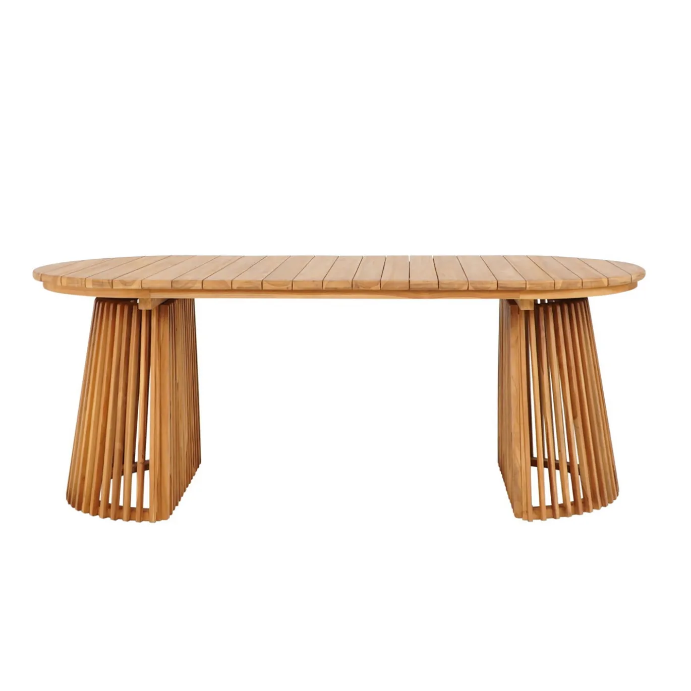 House Nordic Eettafel Berja Teak Naturel 200cm