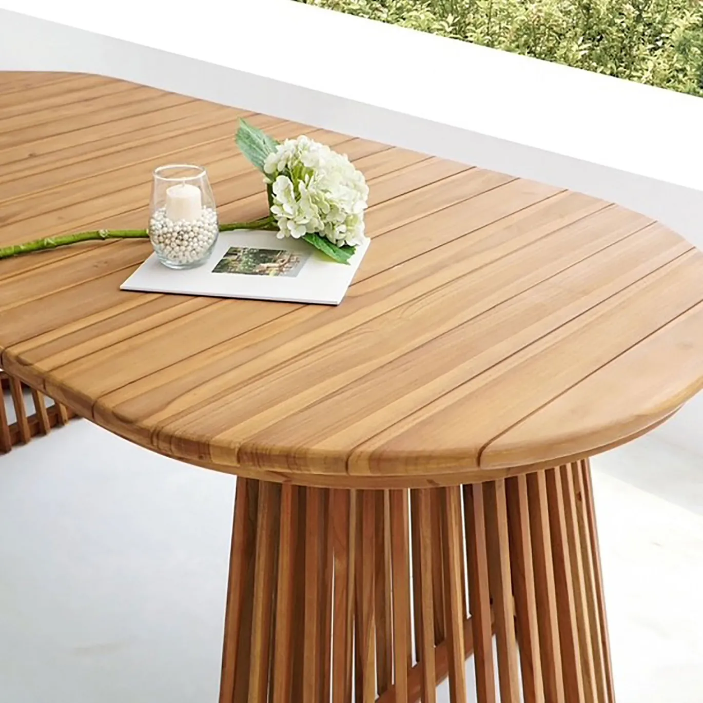House Nordic Eettafel Berja Teak Naturel 200cm