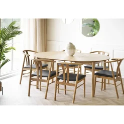 House Nordic Eettafel Bundaberg Eikenfineer Verlengbaar Naturel