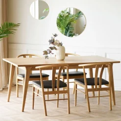 House Nordic Eettafel Darwin Eikenfineer Verlengbaar Naturel 180-230cm