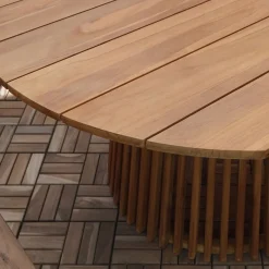 House Nordic Eettafel Lorca Teak Naturel 120cm