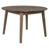 House Nordic Eettafel Metz Eikenhout Walnoot Uitschuifbaar 118-158cm
