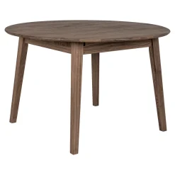 House Nordic Eettafel Metz Eikenhout Walnoot Uitschuifbaar 118-158cm