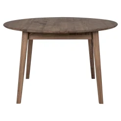 House Nordic Eettafel Metz Eikenhout Walnoot Uitschuifbaar 118-158cm