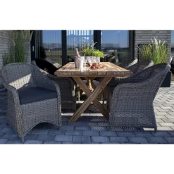 House Nordic Eettafel Murcia Teakhout 200cm