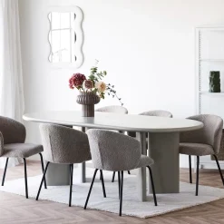 House Nordic Eettafel Nagano MDF Zand 220cm