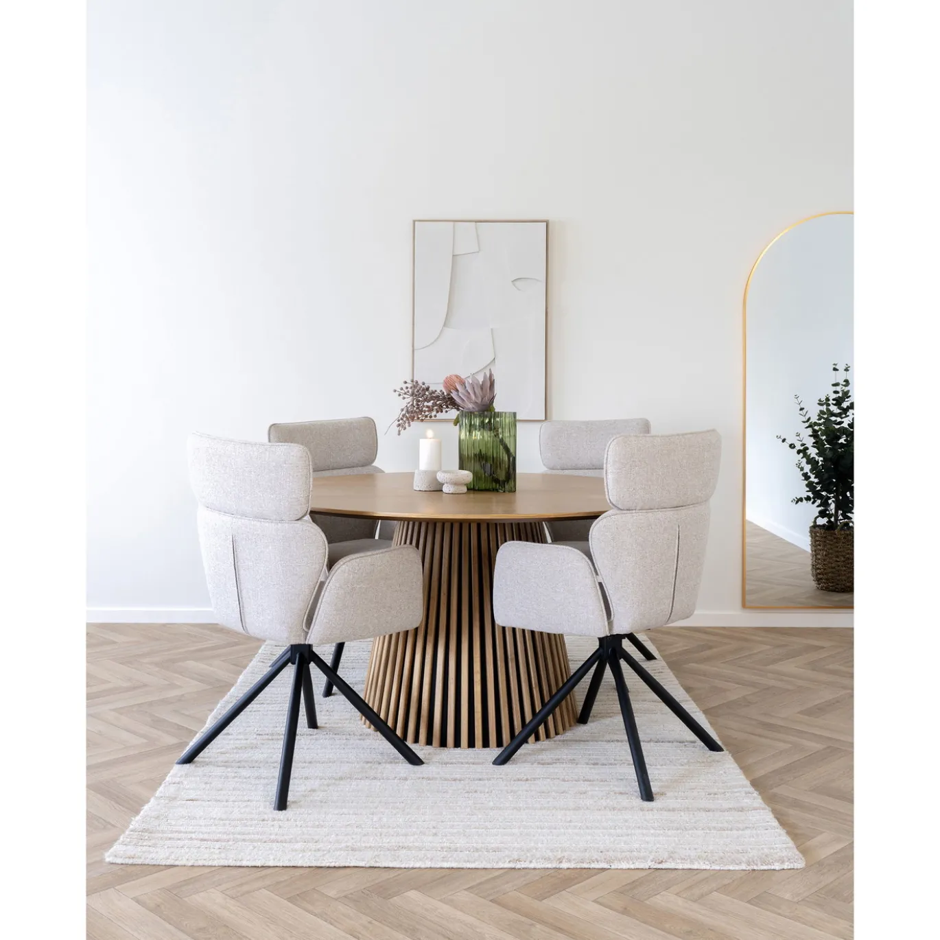 House Nordic Eettafel Osaka Naturel Ø140cm