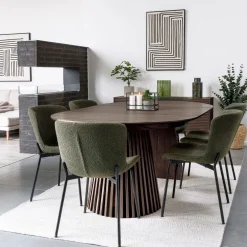House Nordic Eettafel Osaka Walnoot 200-250-300cm