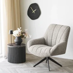 House Nordic Fauteuil Grandola Draaibaar Lounge Grijs
