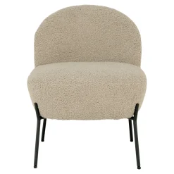 House Nordic Fauteuil Merida Grijs/Bruin