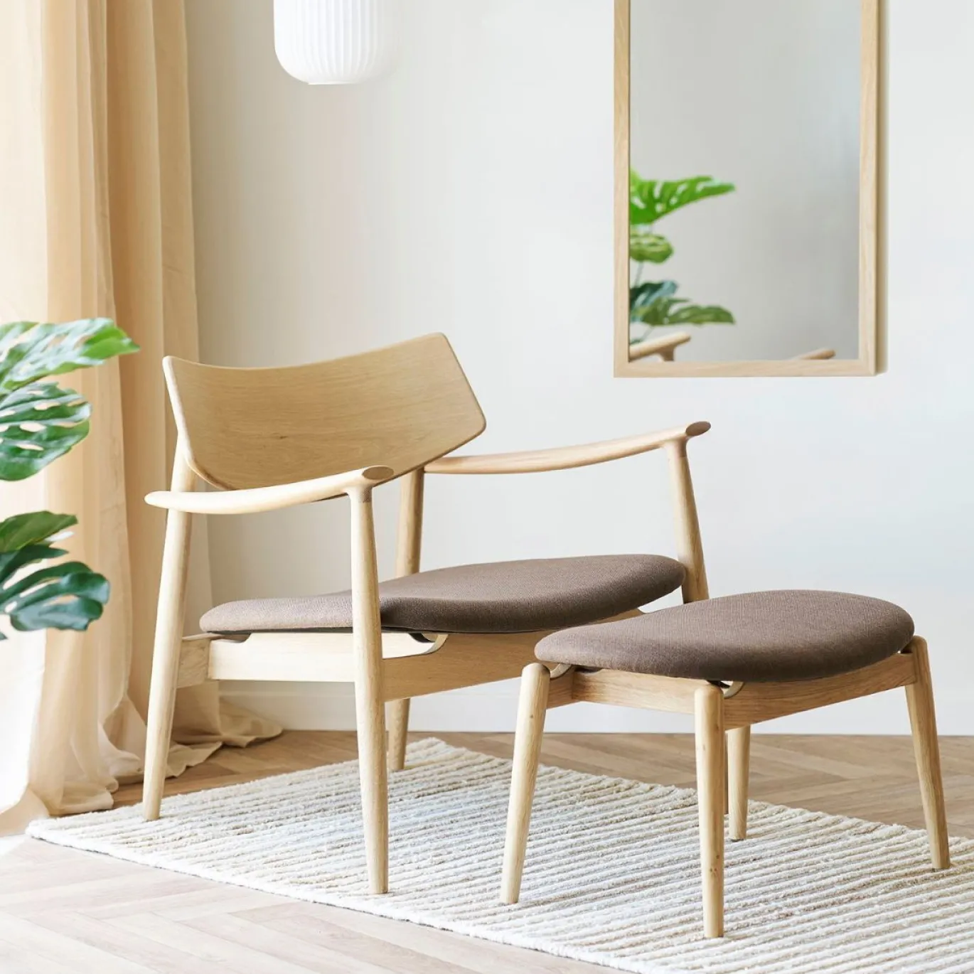 House Nordic Fauteuil Olvera Eiken Naturel/Bruin